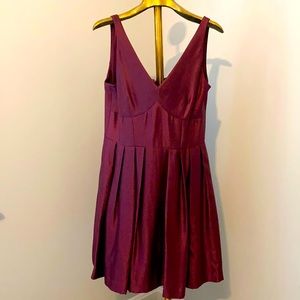 CeCe by Cynthia Steffe cocktail dress, size 8, maroon.